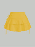 European and American women's short skirts for spring, summer, and autumn, milk silk casual and fashionable half skirts