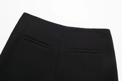 TRAF Women's Skort High Waist Brown Skirt Pants Stylish Summer Pink Black Mini Skirt Shorts Asymmetric Casual Off White Skort