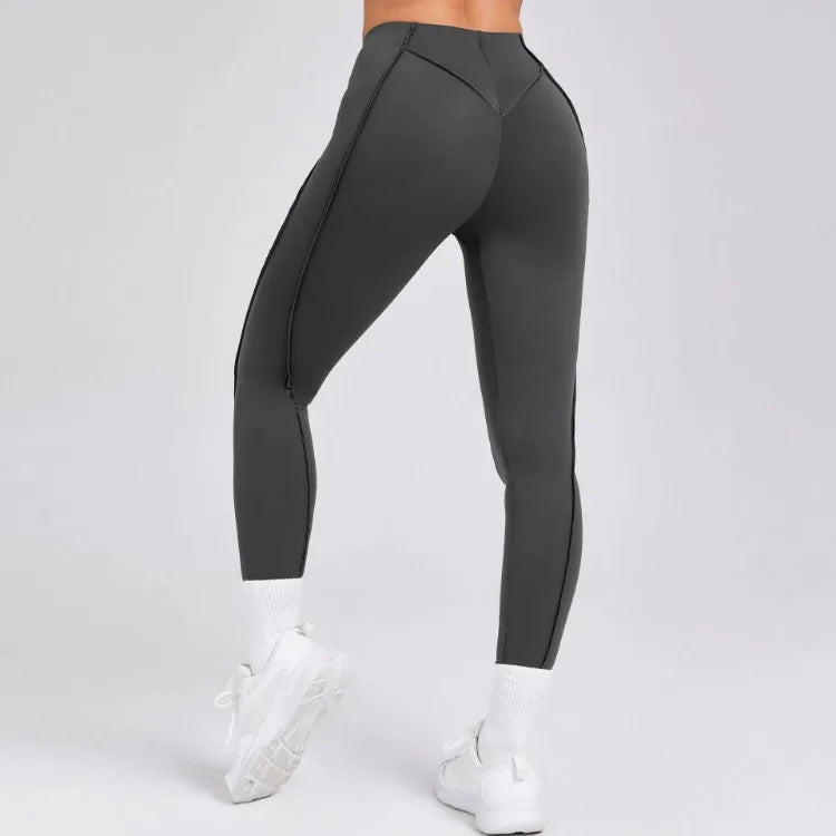 Seamless Yoga Leggings Pants Sports Fitness High Waist Peach Hip Raise Training Trousers Running Workout Gym Leggings for Women