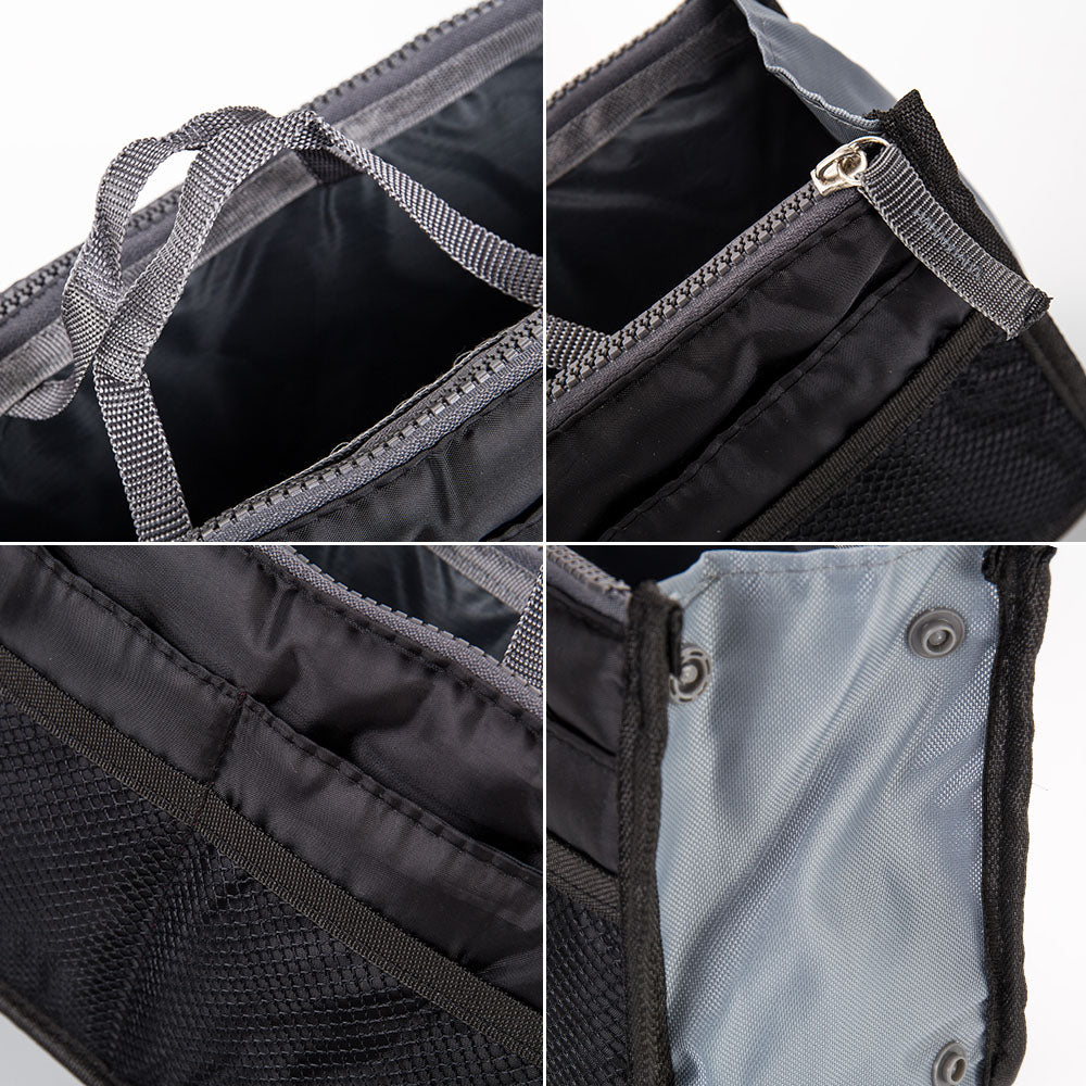 Women Make Up Cosmetic Bag Travel Handbag Nylon Large Container Make Up Case Organizer Bags Ladies Foldable Purse Clutch Bag