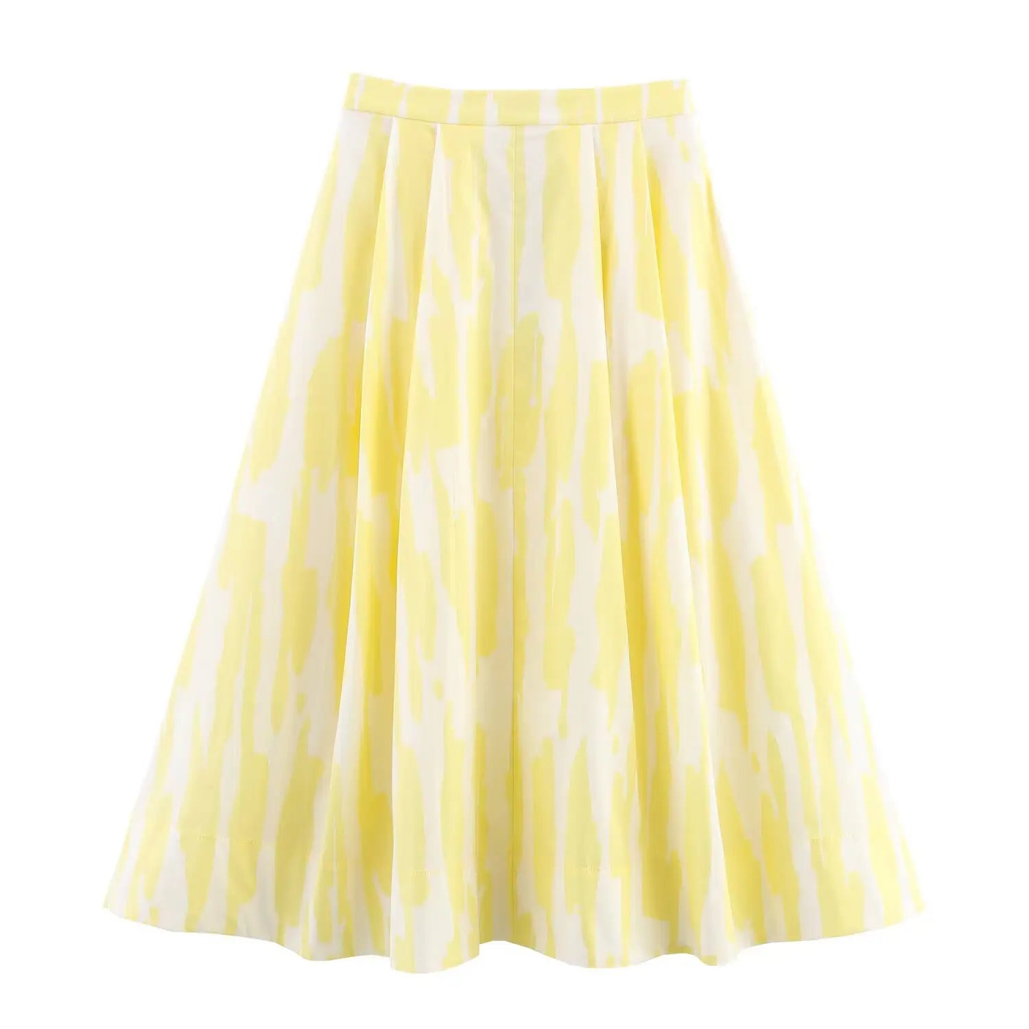 Skirts Summer Women's 2025 New Chic Print High Waist Women's Skirts Fashion Joker Street Youth Holiday Travel Skirts