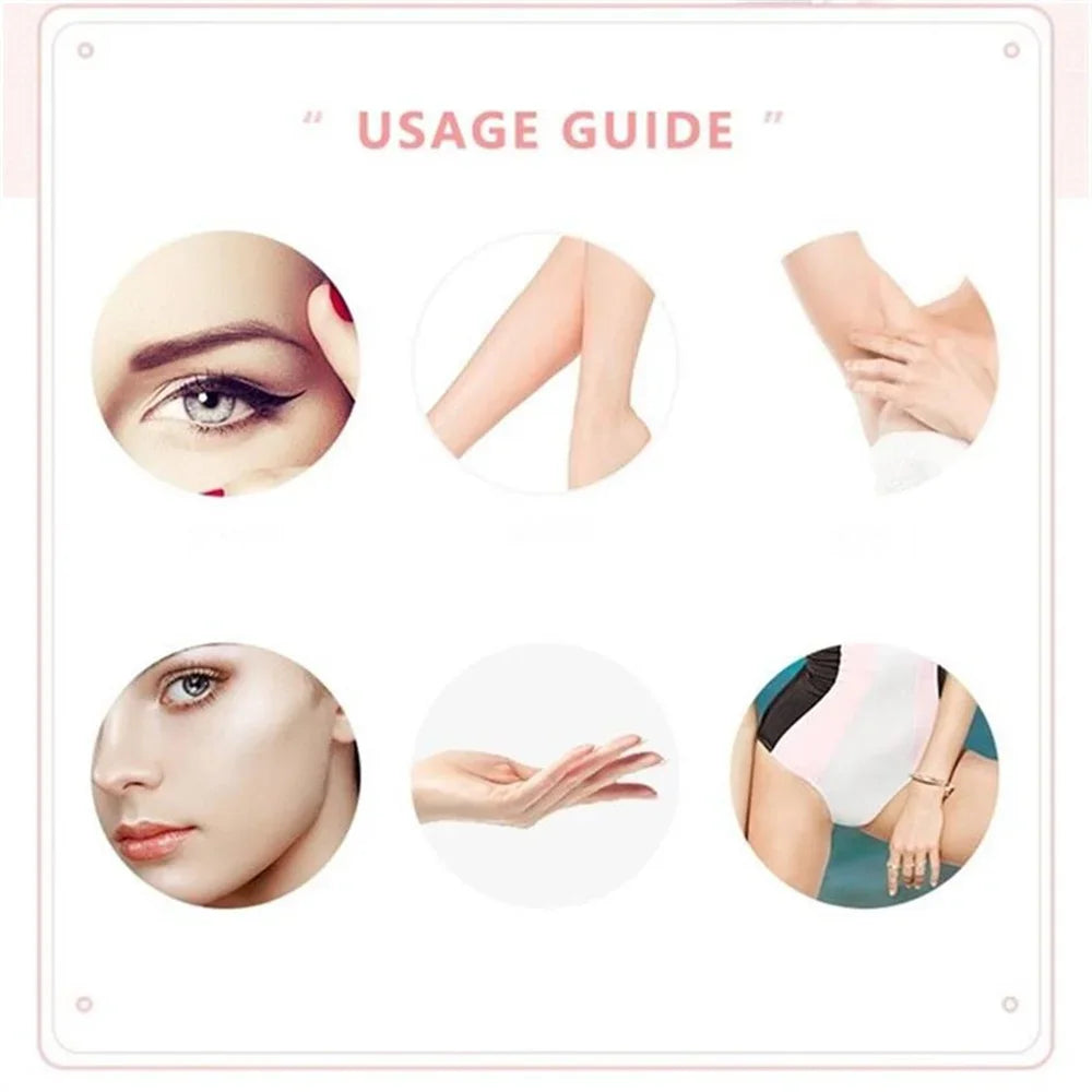New Electric Facial Hair Removal Epilator Eyebrow Lipstick Shape Painless Facial Sensitive Areas Bikini Depilator Shaver Trimmer
