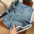 Women's Jeans for Woman Casual Retro American Style Hottie Summer Shorts Women's Denim Baggy Jeans Y2k Jorts Coquette Pants Jean