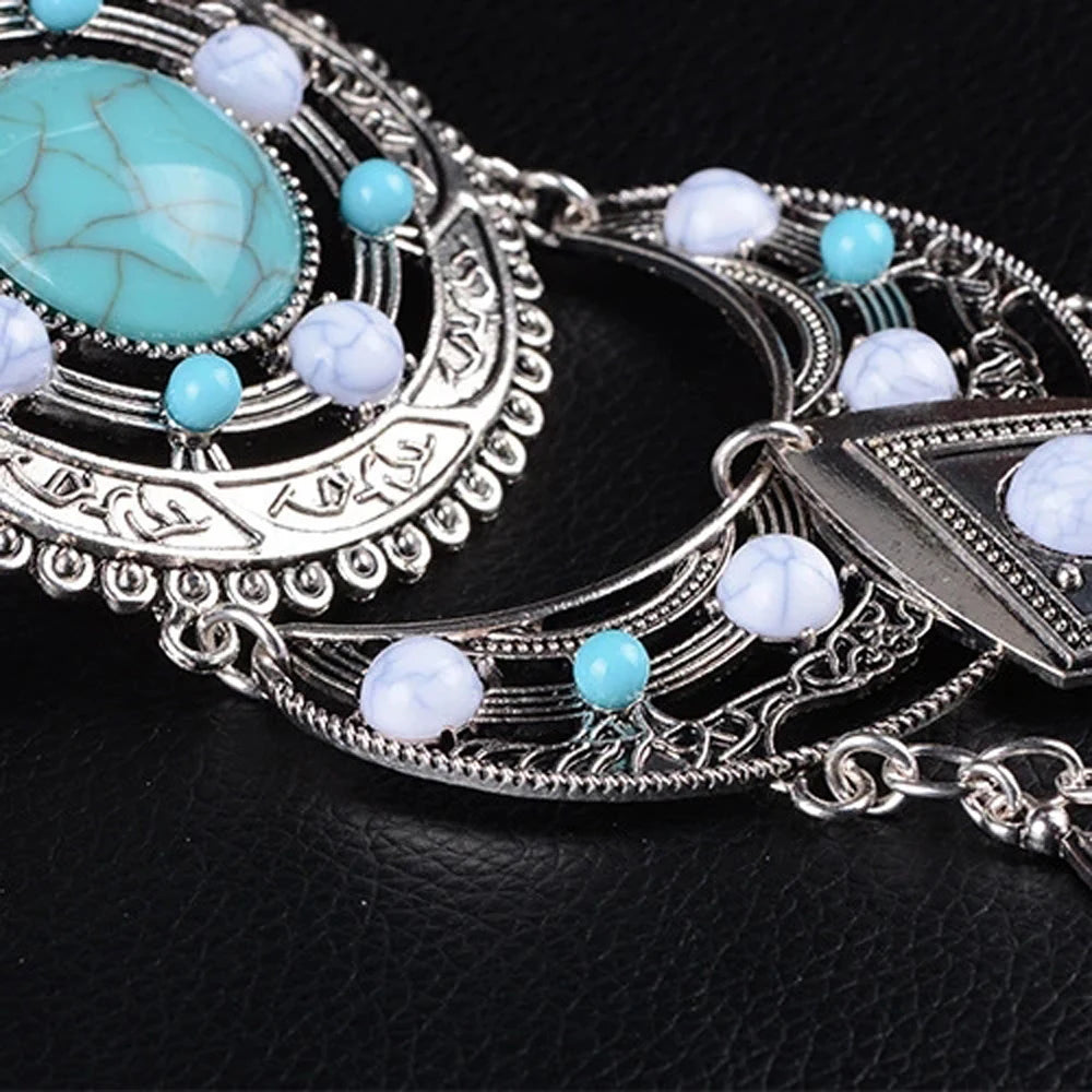 European American Exaggerated Pendant Necklace for Women Vintage Baroque Sexy Choker Collar Charm Statement Necklaces Jewelry