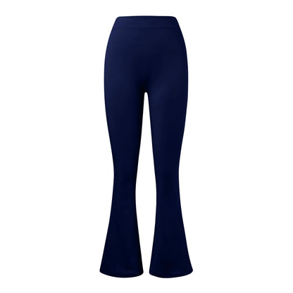 Women'S Slim Fit Yoga Pants Womens Stretch Yoga Leggings Fitness Running Gym Sports Full Length Active Pants Flared Trousers