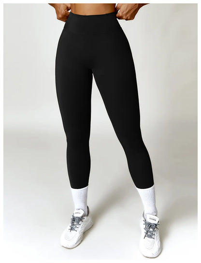 Women High Waist Yoga Pants Fitness Legging Workout Training Tights Running Pants Seamless Sport Leggings Gym Clothing