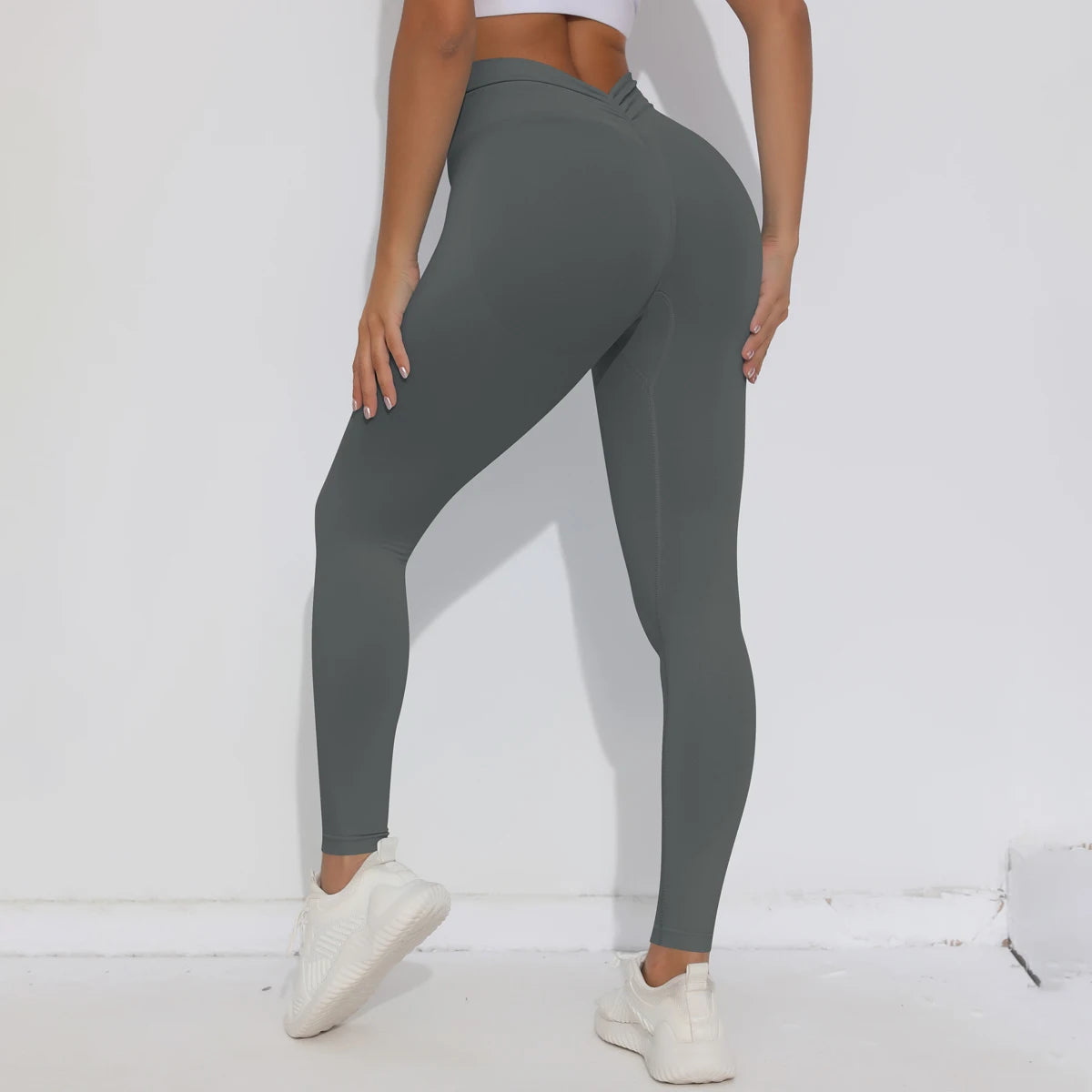 V Butt Yoga Pant Women Fitness Running Pants Tummy Control Slimming Booty Leggings Quick Drying Cycling Workout