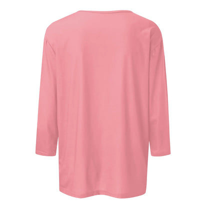 Women Summer Tops Round Neck Three Quarter Sleeve Comfortable Print T Shirt Blouse Women T Shirt muticolor t shirt tops