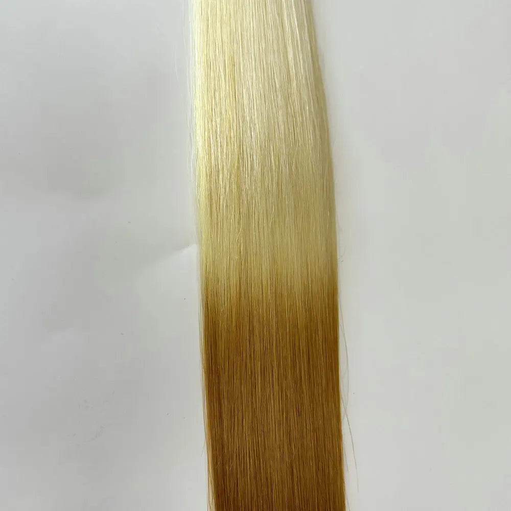Hair Weave Two Dyed Ombre Color 613/30,Synthetic hair Blend Bundles 30 Inches Silk Straight Hair Extension Yaki Straight 100g