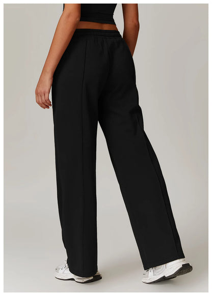 Women's High Waisted Straight pants Sweatpants Casual Yoga Jogger Pants elegant pants Women Pants Yoga With Pockets pantalones