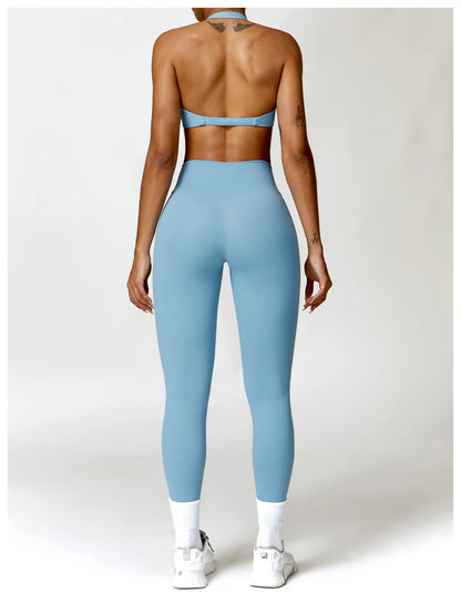 Women High Waist Yoga Pants Fitness Legging Workout Training Tights Running Pants Seamless Sport Leggings Gym Clothing