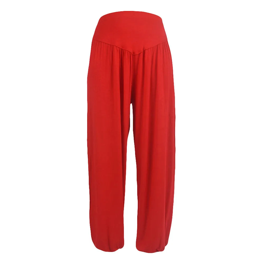 Yoga Pants Loose Harem Pants For Women Training Dance Trousers Sport Running Yoga Pants High Waist Ladies Trousers