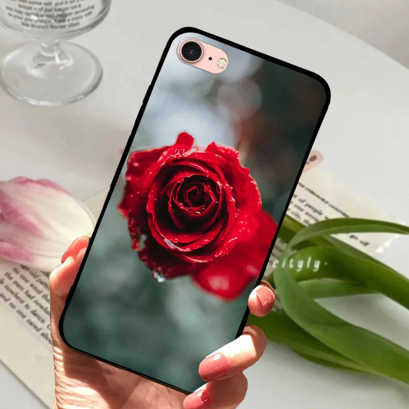 For iPhone 6S 6 Case Silicone Soft Back Phone Cover For iPhone 7 7Plus 6 6S Plus Silicon Cases For iPhone 8 8 Plus Fundas Bumper
