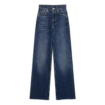 Willshela Women Jeans Denim Pant High Waist Female Chic Lady Casual Basic Mujer Straight Trousers