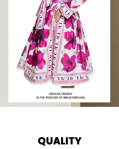 Women Dresses Party Dresses Retro Shirt Dress Long Sleeved Belt Single Row Buckle Layered Skirt Hem Design Casual Dresses