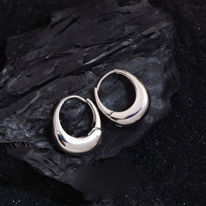 925 Sterling Silver Earrings For Women Trendy Simple Shinning Earring Jewelry Prevent Allergy Party Christmas Accessories