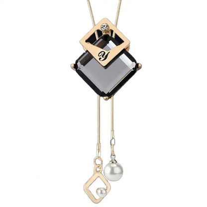 Women Necklace Chic Multiple Styles Pendant Necklace Long Sweater Chain Party Dress Necklace Jewelry Gift