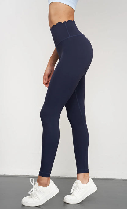 Yoga Pants Women Seamless Lotus Arc Workout Running Leggings High Waist Scrunch Butt Gym Leggings Outdoor Fitness Tights