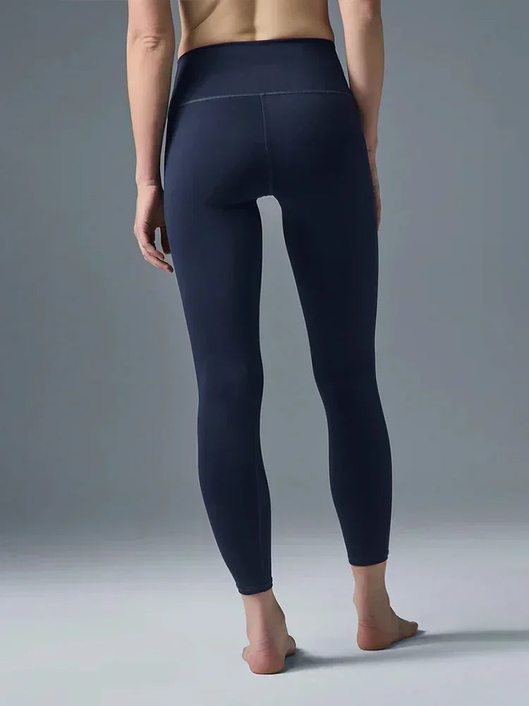 Yoga 7/8 High-Waist Airlift Legging Yoga Pants for Women High Waisted Stretchy Tight Fitting Fitness Suit Long  Sports Pants