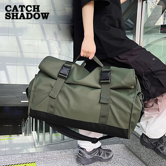 Fashion Travel Bags For Women Large Capacity Men's Sports bag Waterproof Weekend Sac Voyage Female Messenger Bag Dry And Wet