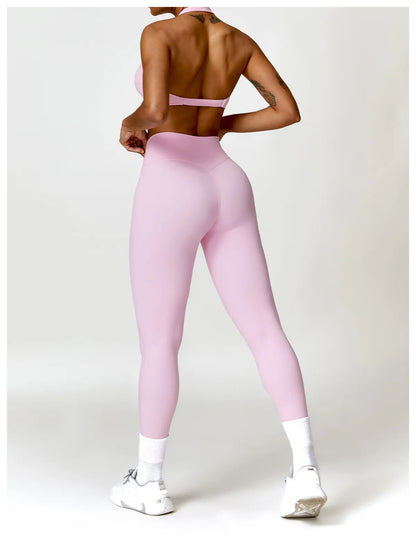 Women Yoga Pants Seamless Sports Gym Workout Clothes Stretchy High Waist Athletic Tights Fitness Leggings Activewear Leggings