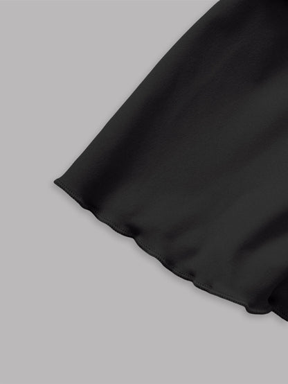2025 New Solid Color Skirt Women Summer Fashion Outdoor Versatile High Waist Slim Fit Elastic Waist Short Skirt Goods In Stock