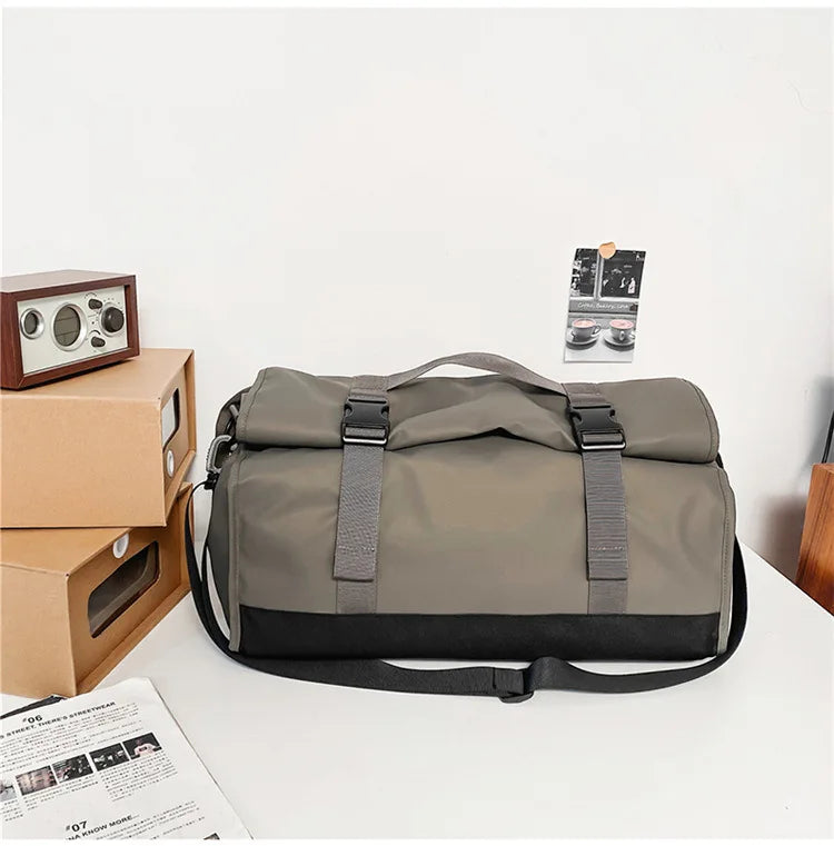 Fashion Travel Bags For Women Large Capacity Men's Sports bag Waterproof Weekend Sac Voyage Female Messenger Bag Dry And Wet