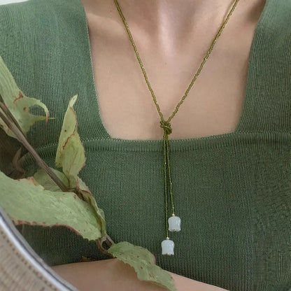 Pearl Necklace Women Long Crystal Beads Sweater Collares Necklace Baroque Beades Pendant Neck Jewelry 2025 Accessories