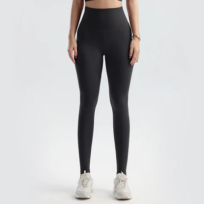 Solid Color Yoga Pants Pants Women's Gym Pants Quick Dry Breathable Leggings Outdoor Cycling Pants