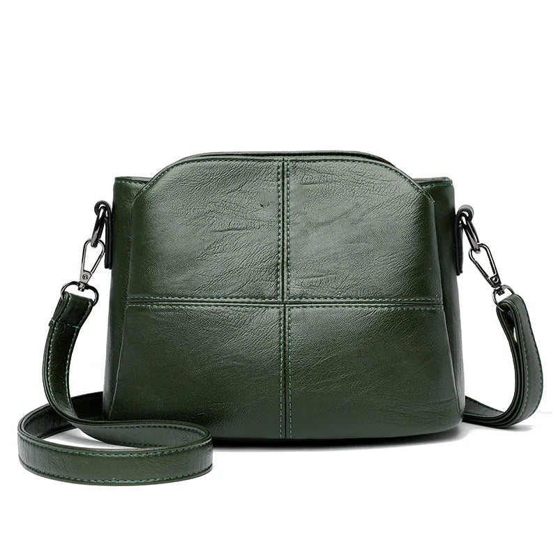 Women's Bags Retro Design Crossbody Bag Trend Quality PU Leather Bucket Shoulder Bags Small Handbags for Women