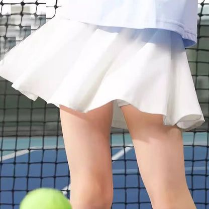 Children's tennis skirt Girls' fashion skirts Spring summer light quick-drying skirt Pants skirt Anti-exposure sports skirts