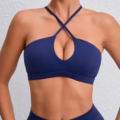 Sporty Woman Top Bras Fitness Clothing Push Up Yoga Bra Underwear Sport Tops For Women Breathable Running Vest Gym Crop Tops
