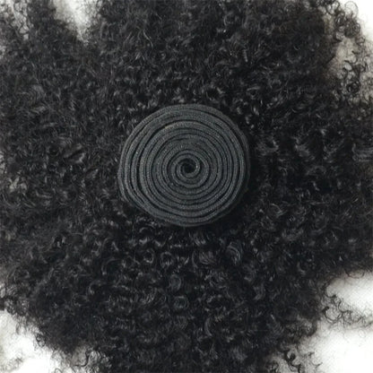 Afro Kinky Curly Bundles Brazilian 1/3 Afro Kinky Human Hair Bundles Deal 8-20" Hair Extensions Curly Human Hair Weave For Women