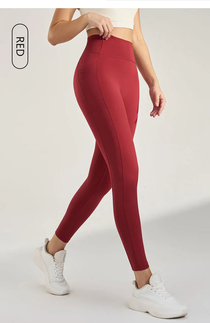 Women's High Waist Yoga Pants Peach Butt Stretch Leggings Outdoor Quick Dry Sweatpants Running Fitness No Trace Pants