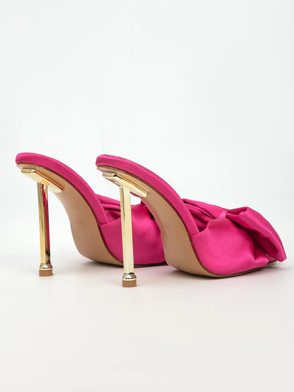 Women's Shoes Fashion Comfortable Bow High Heel Sandals Luxury Sandals Women Designers Elegant Party Sandals Stripper Shoes