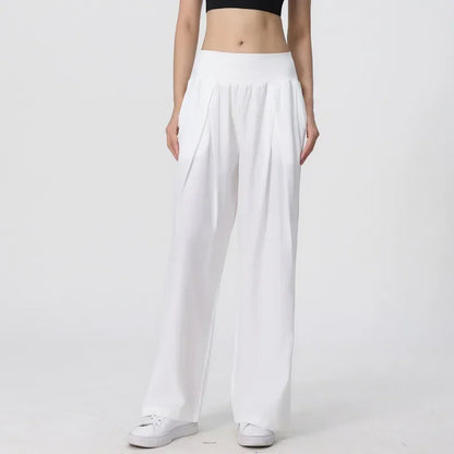 Yoga Pants Outdoor Loose Athletic Casual Pants Running Fitness Wide Leg Pants