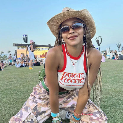 y2k Women Tops For Women Sexy Crop Tops Summer Sleeveless Sweet Tops Cloth Top women Summer Y2K Tops For Women traf 2023 woman