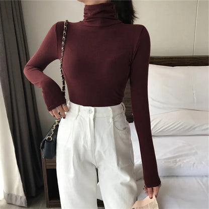 Women's Black White BottomTopS T-shirt Long Sleeves