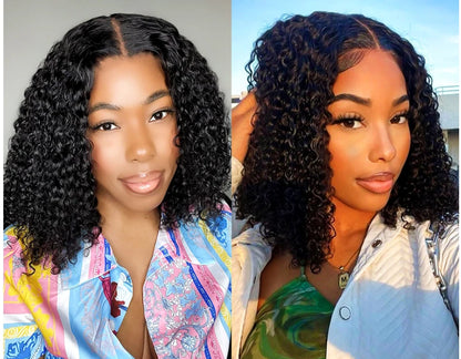 Glueless Wigs Human Hair Wear And Go Kinky Curly Lace Frontal 100% Human Hair Perruque Cheveux Humains OnSale Brazilian Raw Hair