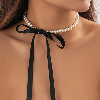 Bohemian Handmade Colorful Beads Chain Fashion Necklaces Tassels Pearl Pendant Jewelry For Women Accessories N0368