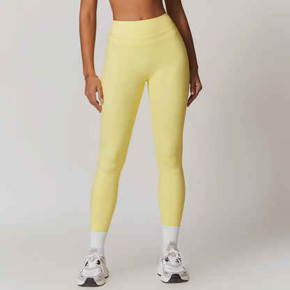 New Yoga Pants Women Workout Yoga Leggings High Waist Sport Leggings Women's Running Workout Tights Gym Push Up Fitness Trousers