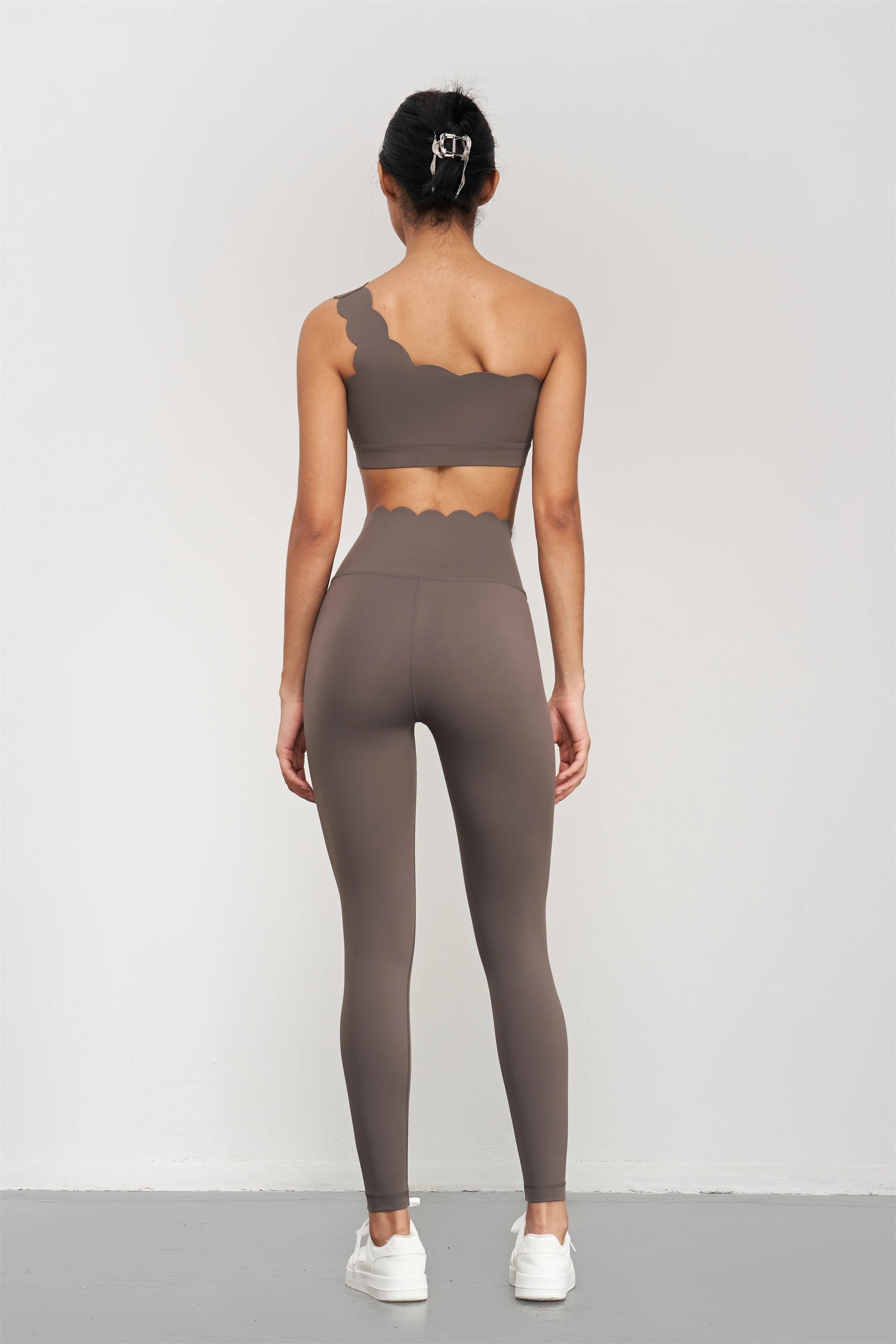 Yoga Pants Women Seamless Lotus Arc Workout Running Leggings High Waist Scrunch Butt Gym Leggings Outdoor Fitness Tights