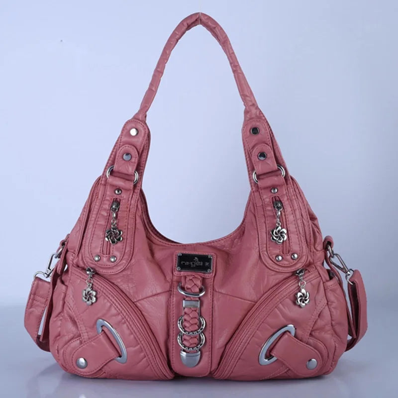 Women Handbags Fashion Shoulder Bag Large Tote Top-handle Shopping Pack Multifunctional Satchel Lady Hobos  Big Purse