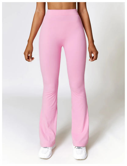 Yoga Leggings Flared Pants Women High Waist Slim Female Workout Long pant Gym Push Up Fitness Running Quick Dry SportWear