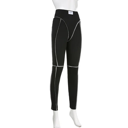 Women Yoga Skinny Pants Female Seamless Streak Casual Stretchy Leggings For Woman Sporty Workout Overalls Gym Fitness Outfits