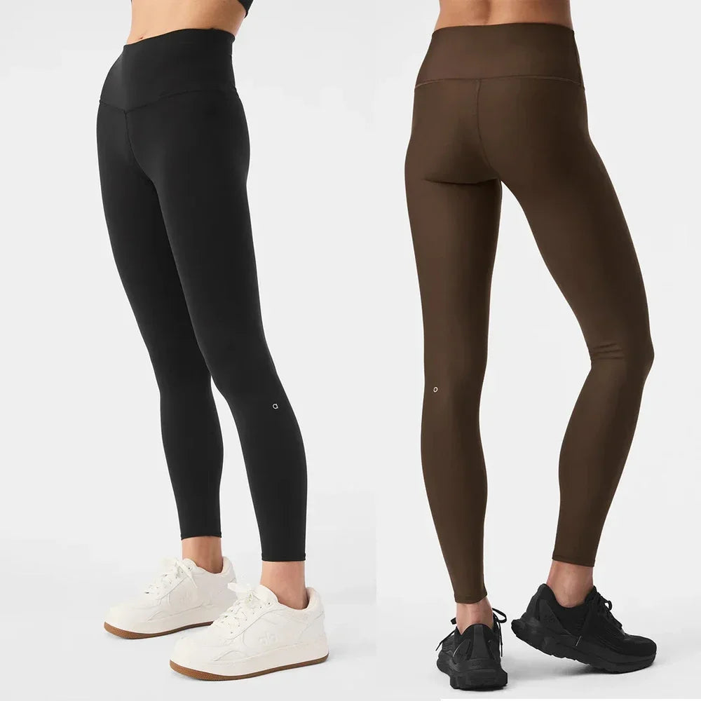 Yoga 7/8 High-Waist Airlift Legging Yoga Pants for Women High Waisted Stretchy Tight Fitting Fitness Suit Long  Sports Pants