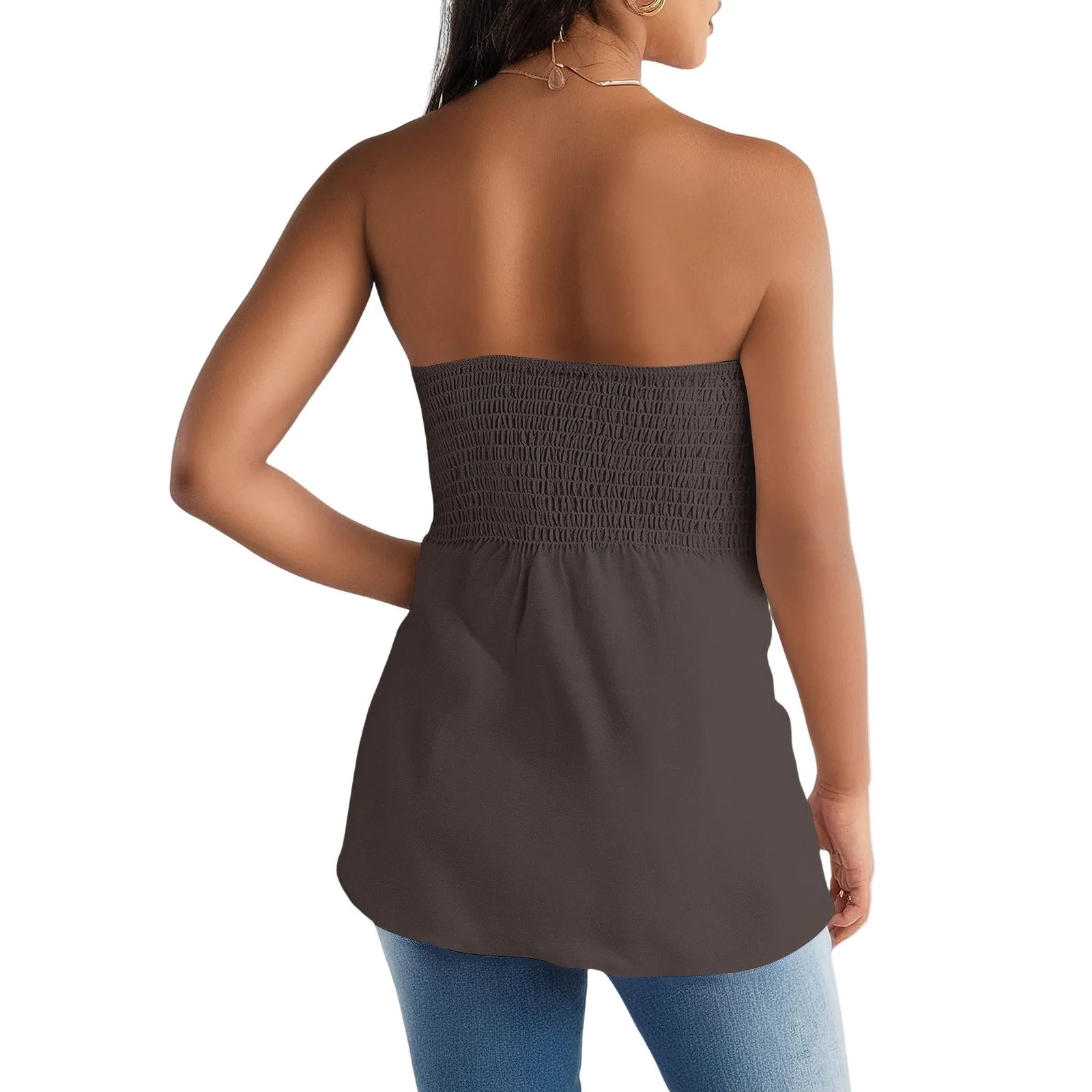 Women Clothes Off Shoulder Corset Tops Summer 2025 T-Shirts Vintage Aesthetic Clothing Women Tube Top Streetwear Sleeveless Top