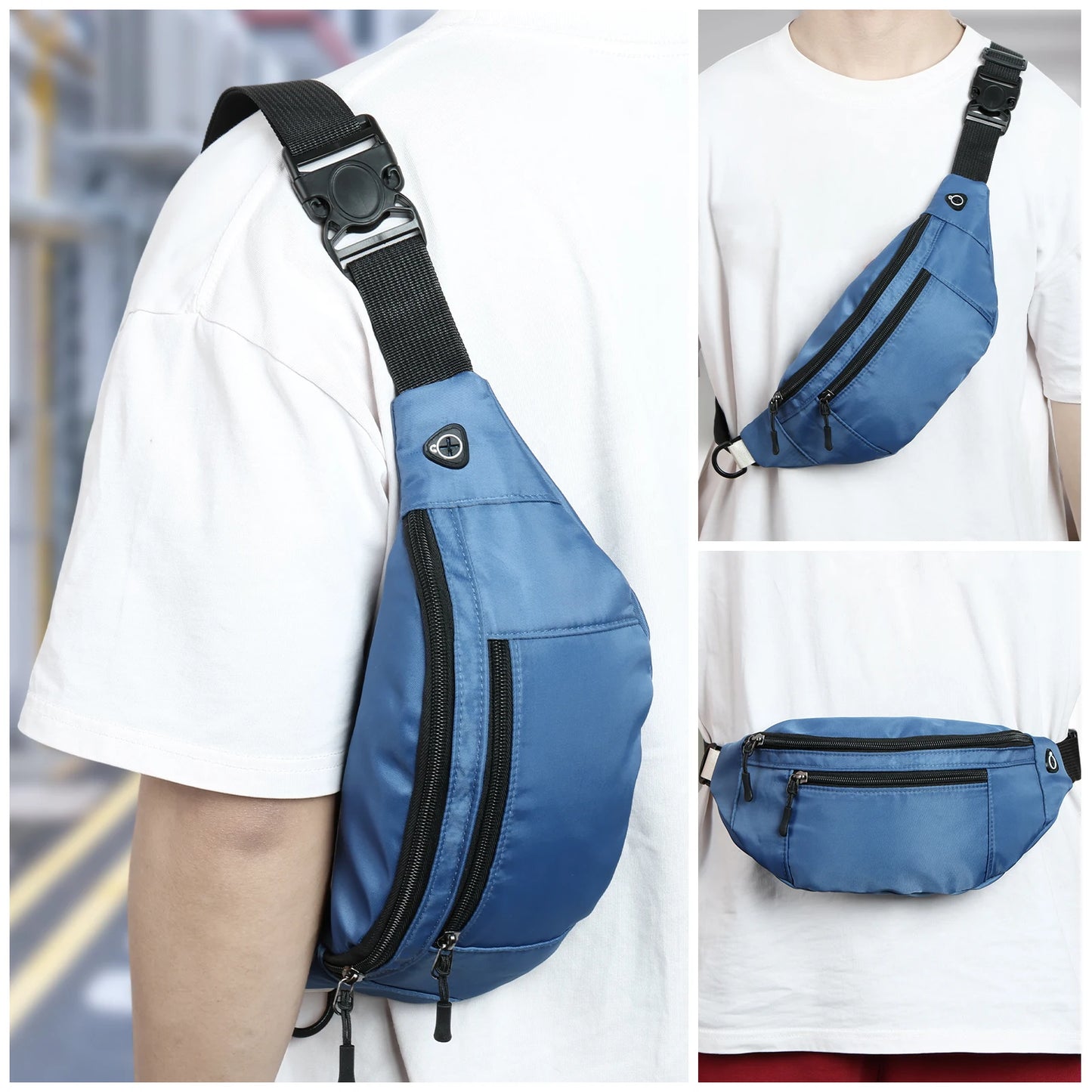 Fanny Packs for Women Men Belt Bag Fashion Waist Packs Lightweight Crossbody Bags Bum Bag for Outdoor Running Hiking Travel
