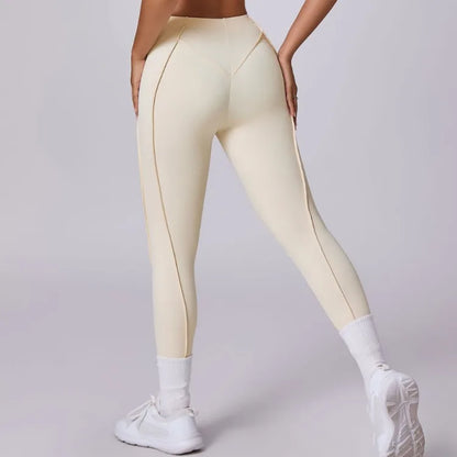 Seamless Yoga Leggings Pants Sports Fitness High Waist Peach Hip Raise Training Trousers Running Workout Gym Leggings for Women