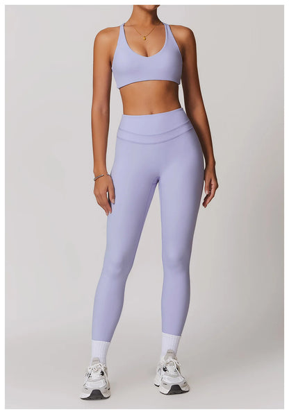 New Yoga Pants Women Workout Yoga Leggings High Waist Sport Leggings Women's Running Workout Tights Gym Push Up Fitness Trousers